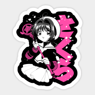 Sakura Bloom (white) Sticker